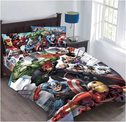 3-Piece Marvel Avengers SHIELD Agents Twin Comforter Set - Superhero ...